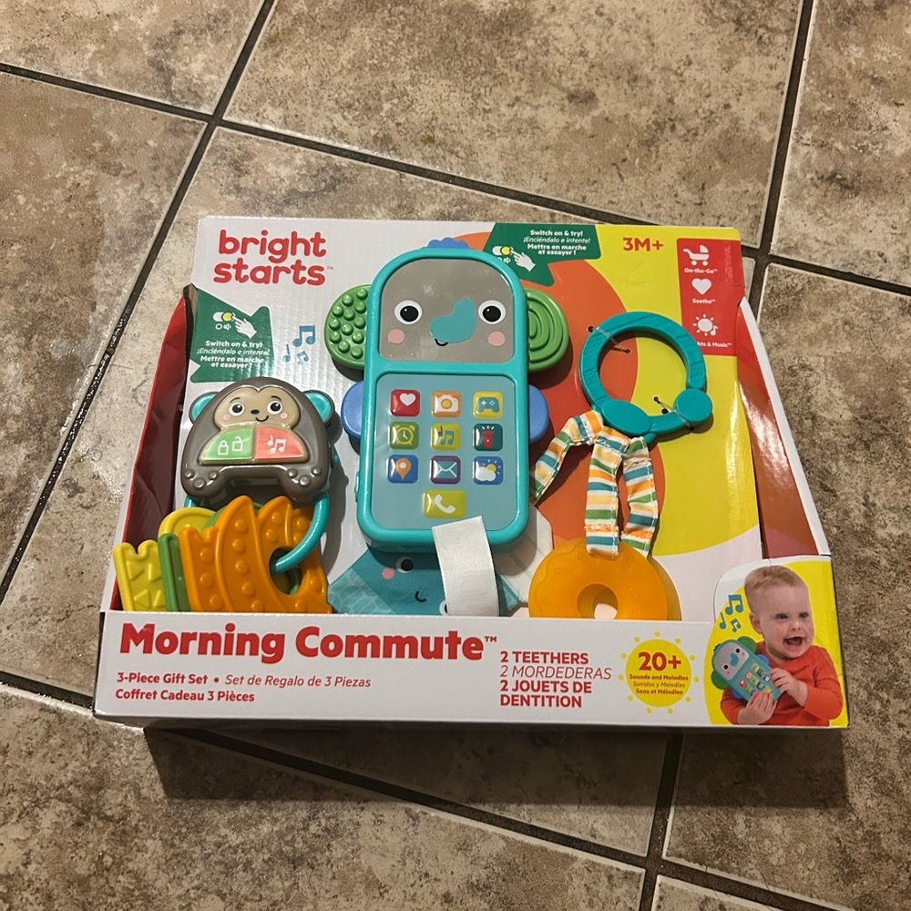 Bright Starts Morning Commute‎ Learning Toy Set - Blue and Orange